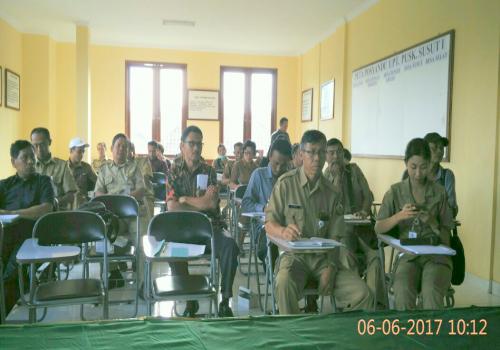 Pertemuan lintas sektor minilokakarya di Puskesmas Susut I
