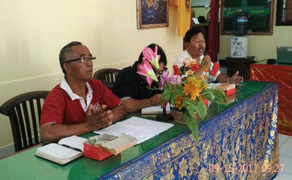 Rapat koordinasi penyusunan program Kampung KB di Desa Sulahan, Kec. Susut Kab. Bangli  pada tgl 15 