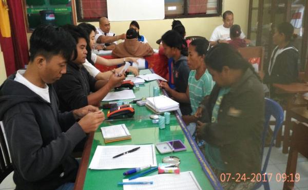  Pencairan bantuan PKH kepada 211 RTS di Kec. Susut.