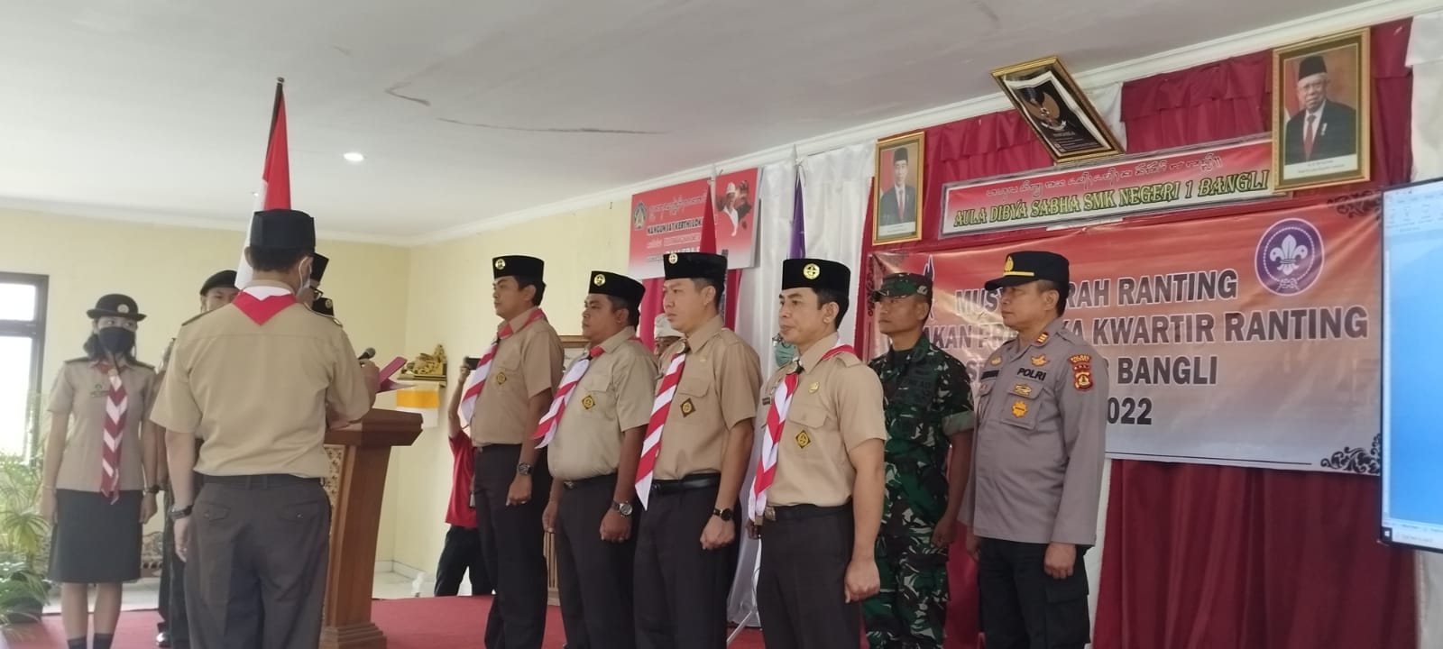 Musyawarah ranting pengurus pramuka se kab.bangli